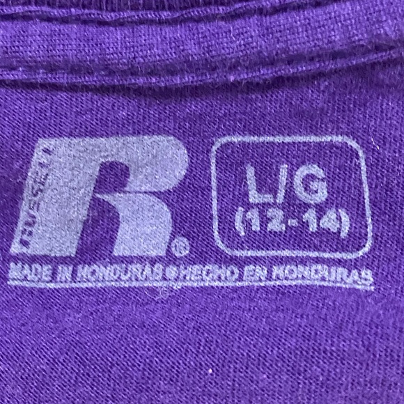 Clemson Purple T-shirt Large - Picture 4 of 5